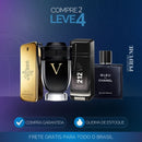 Kit 4 Perfumes Masculinos Importados (100ml) - 1 million | 212 vip | Invictus | Bleu de Chanel [OFERTA DE CARNAVAL] - Outlet do Perfume